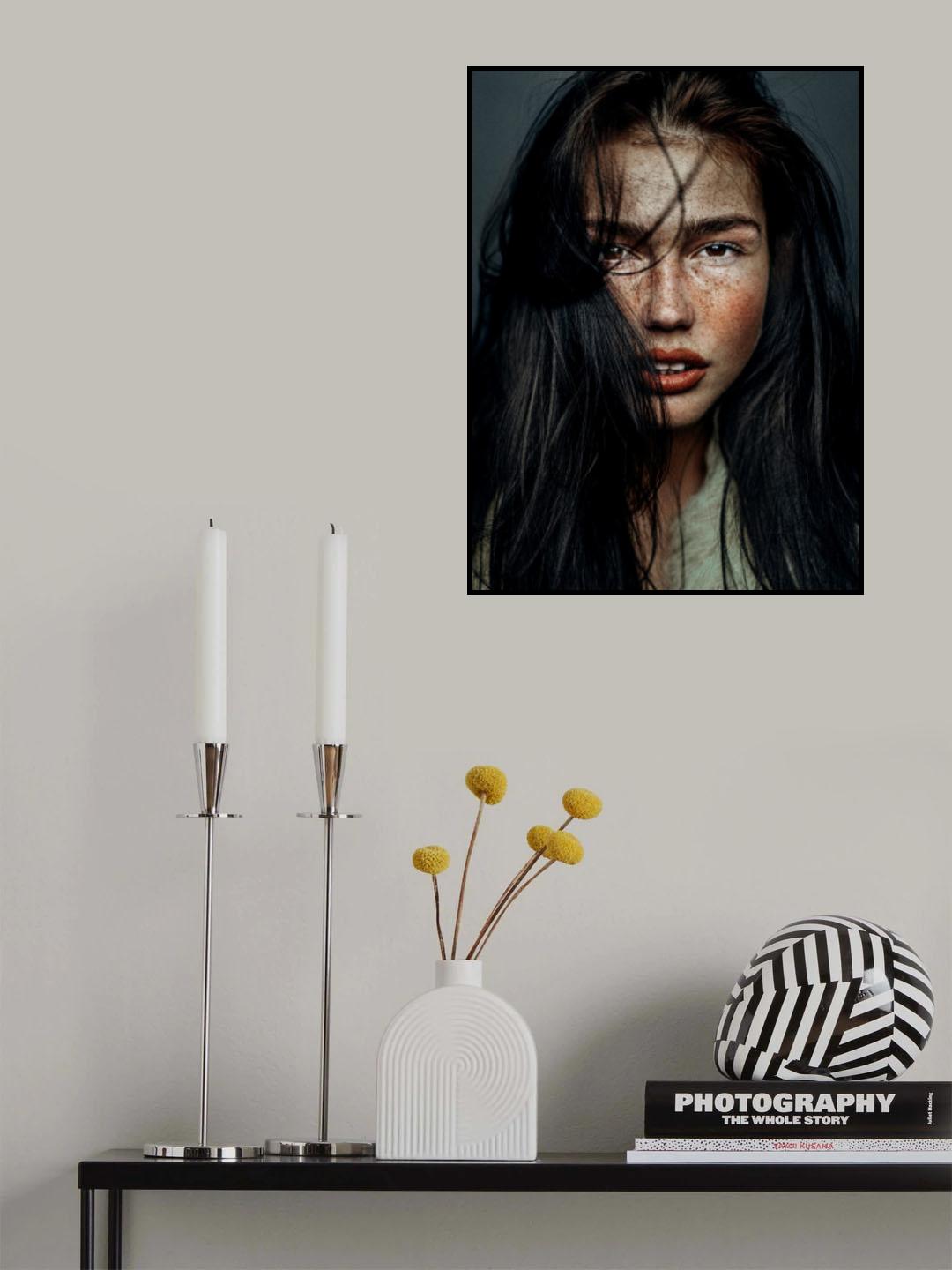 Freckles beauty [Romi O] Poster och Canvastavla