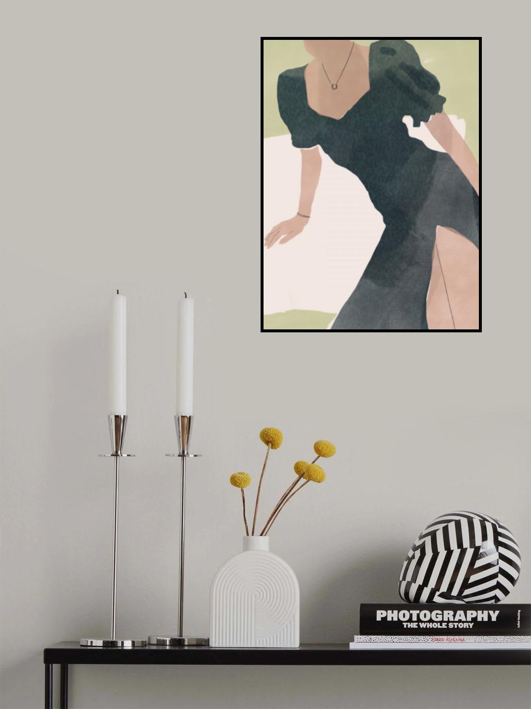 Sunny Leopard Figurative Poster och Canvastavla
