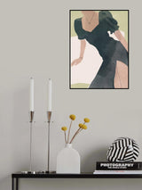 Sunny Leopard Figurative Poster och Canvastavla