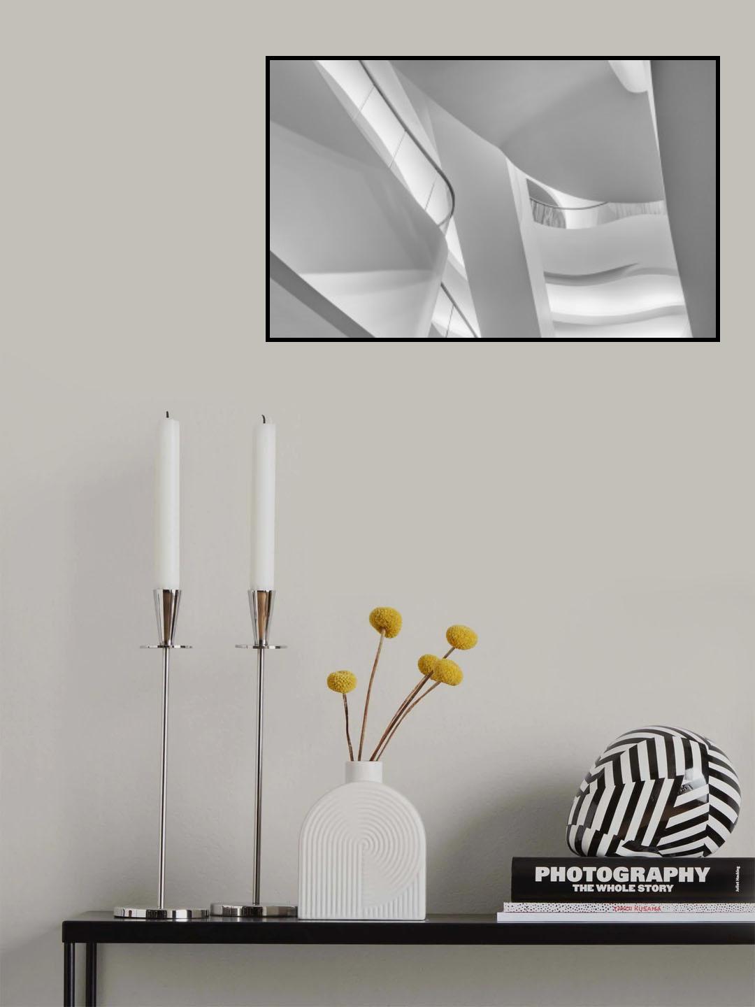 Lines and Curves Poster och Canvastavla