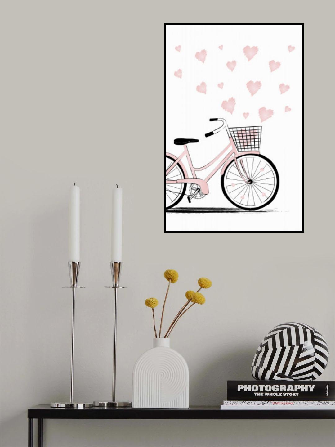 Love Bike Poster och Canvastavla