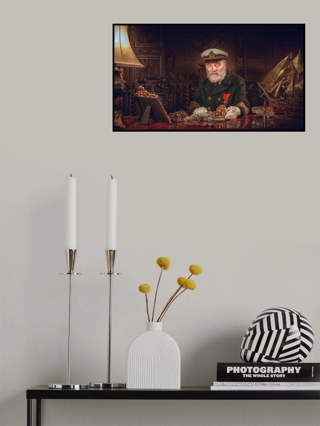 Capitan of "Titanic" Poster och Canvastavla