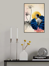 Lady in a Blue Dress Poster och Canvastavla