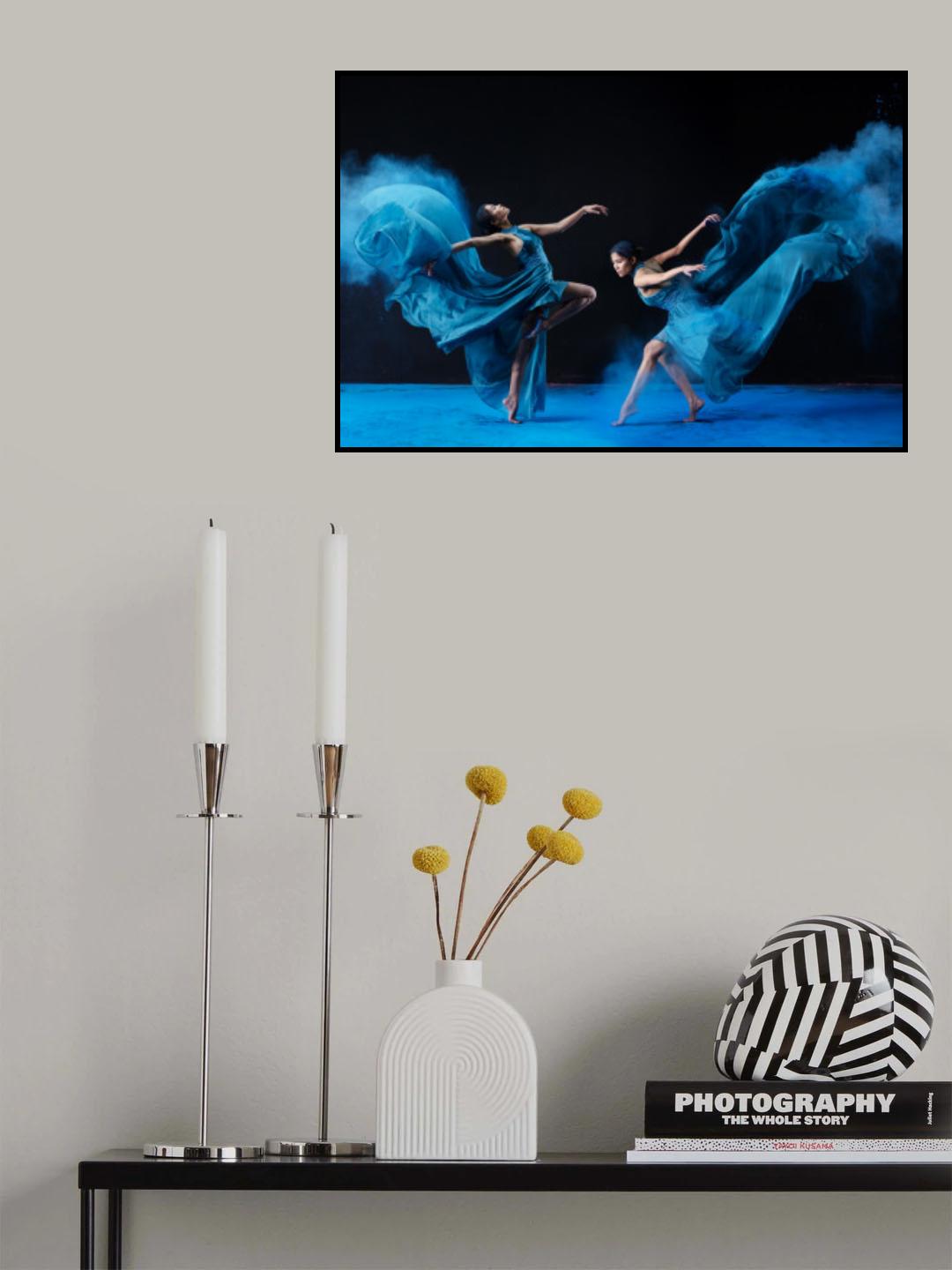 Twin Ballerina Poster och Canvastavla