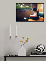 Rainy day in a cosy place Poster och Canvastavla
