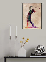 Golf Sport Art (2) Poster och Canvastavla