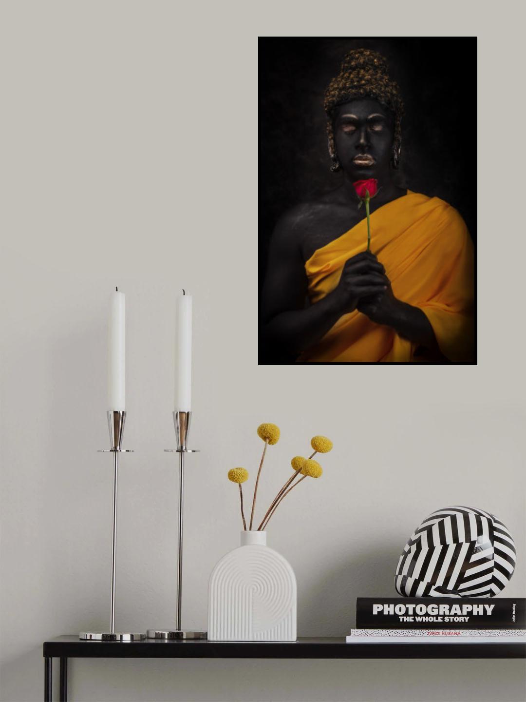 Conceptual Buddha Art Poster och Canvastavla