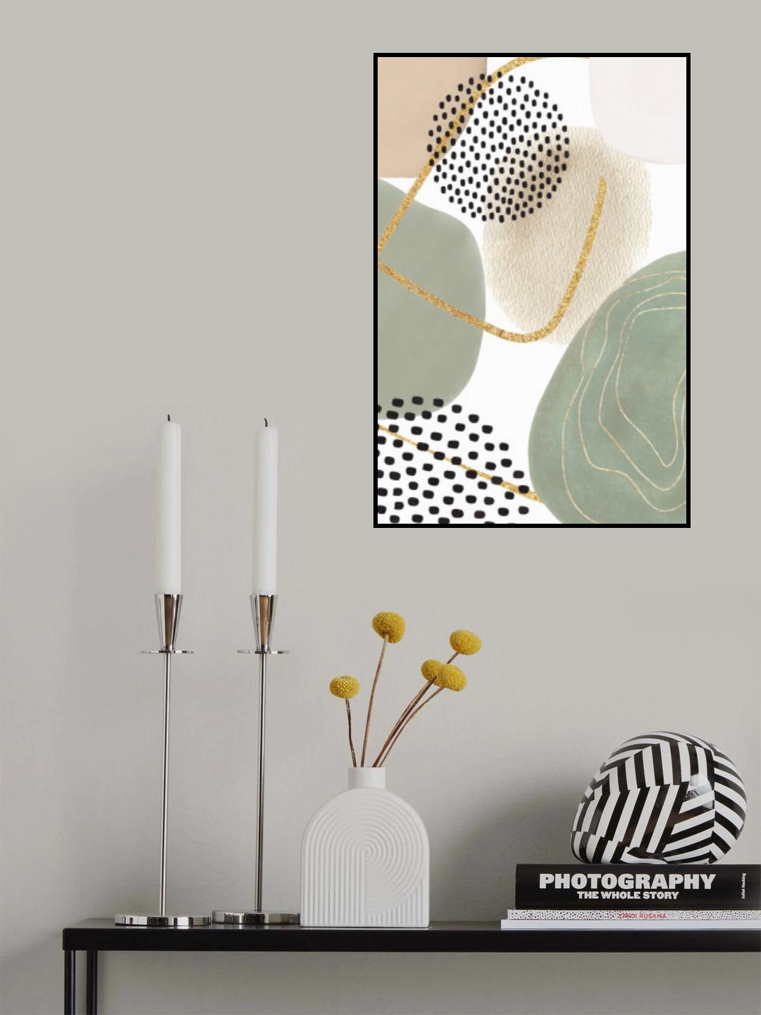Calm green- 2 Poster och Canvastavla