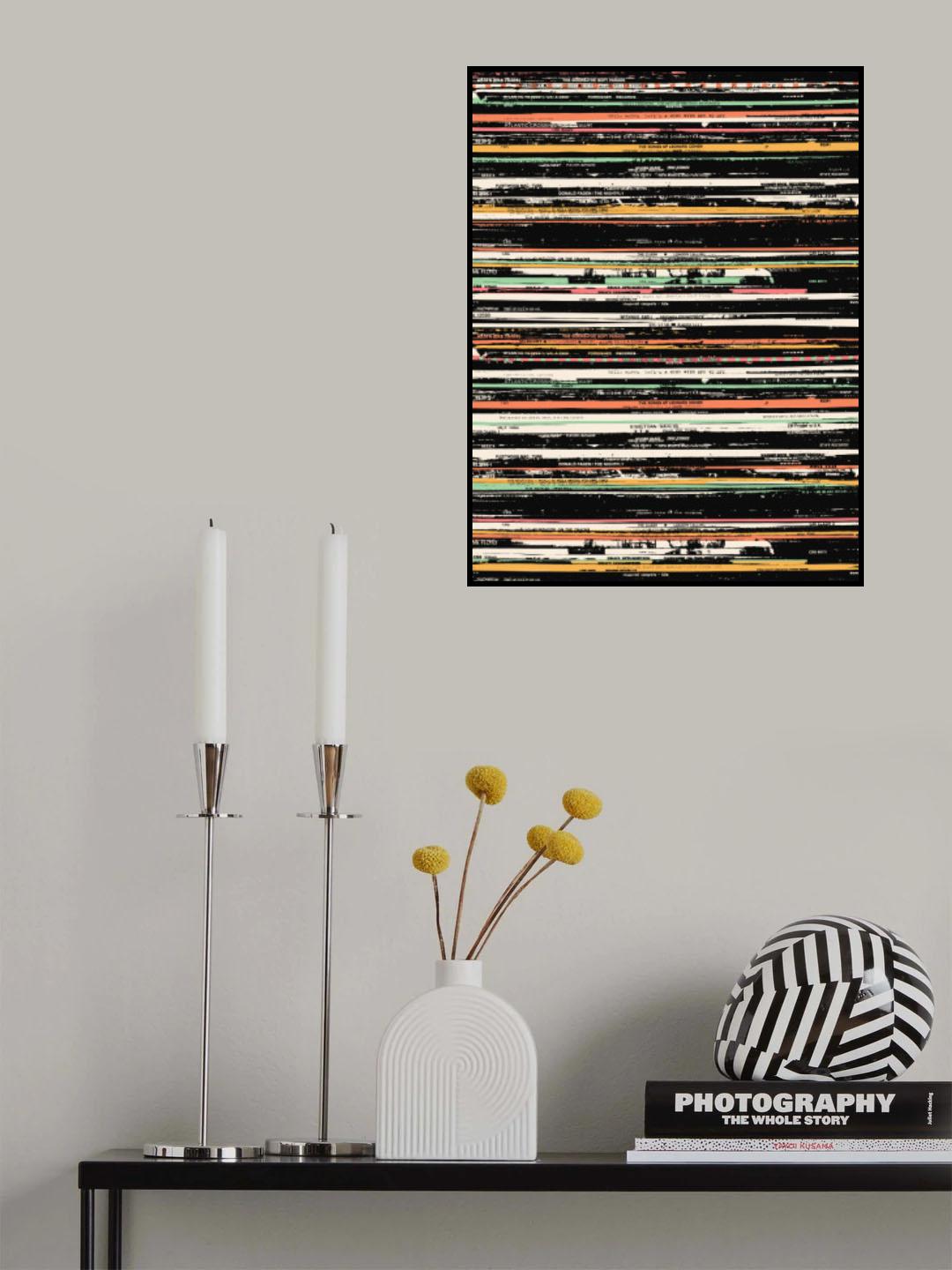Recordsss Poster och Canvastavla
