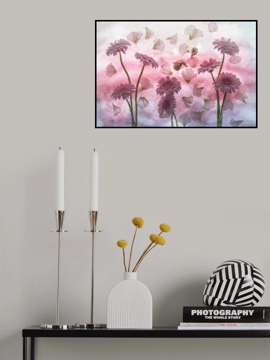 pink poetry Poster och Canvastavla
