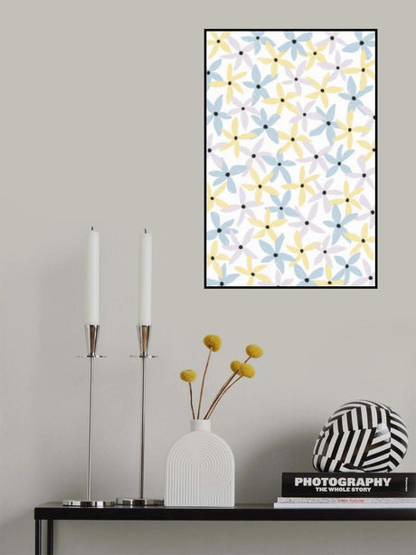 Playful Flowers Poster och Canvastavla