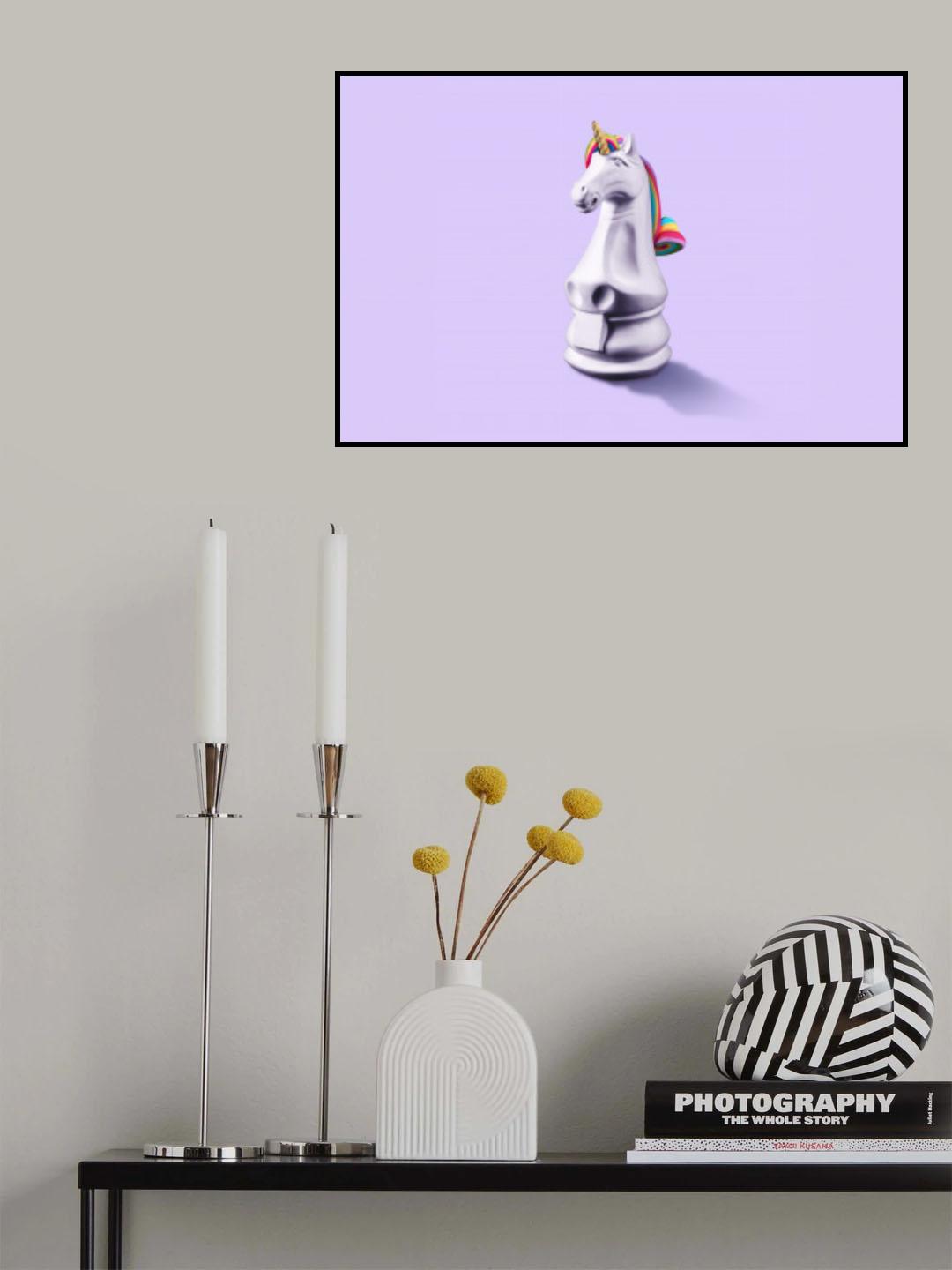 Fantasy Chess Poster och Canvastavla