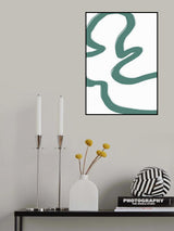 Road Green Poster och Canvastavla