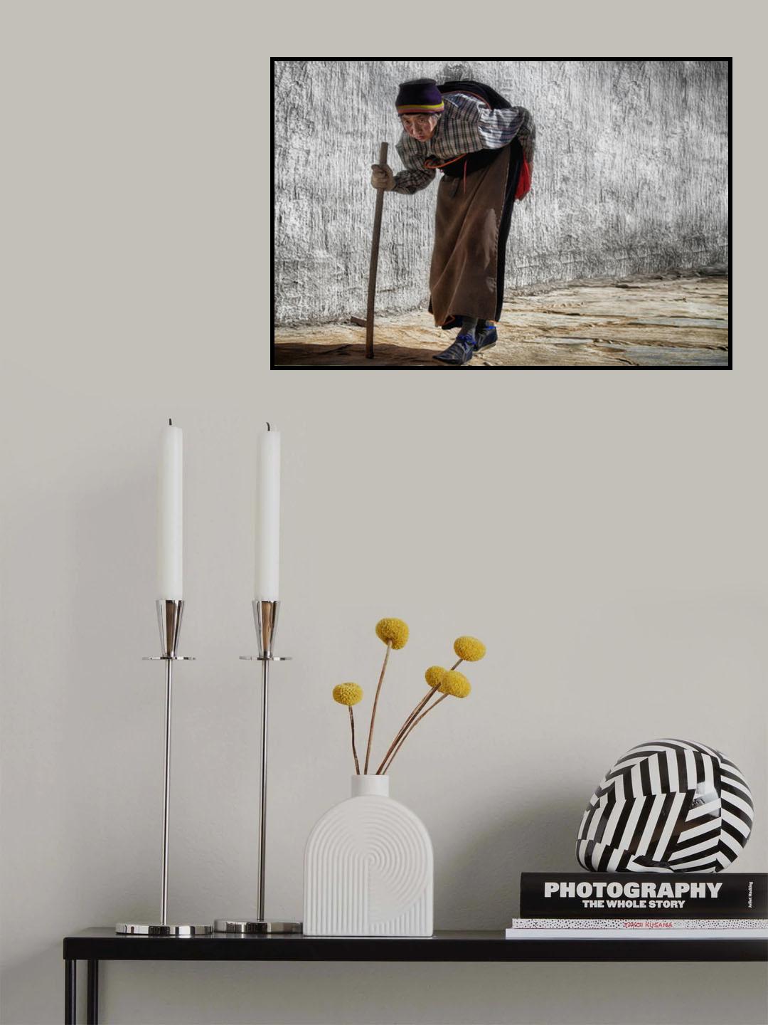 J'avance vers l'hiver à force de printemps Poster och Canvastavla