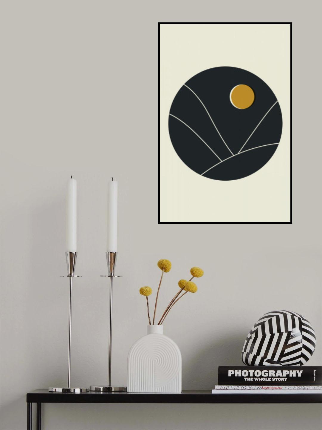 Minimal Mountains Series #4 Poster och Canvastavla