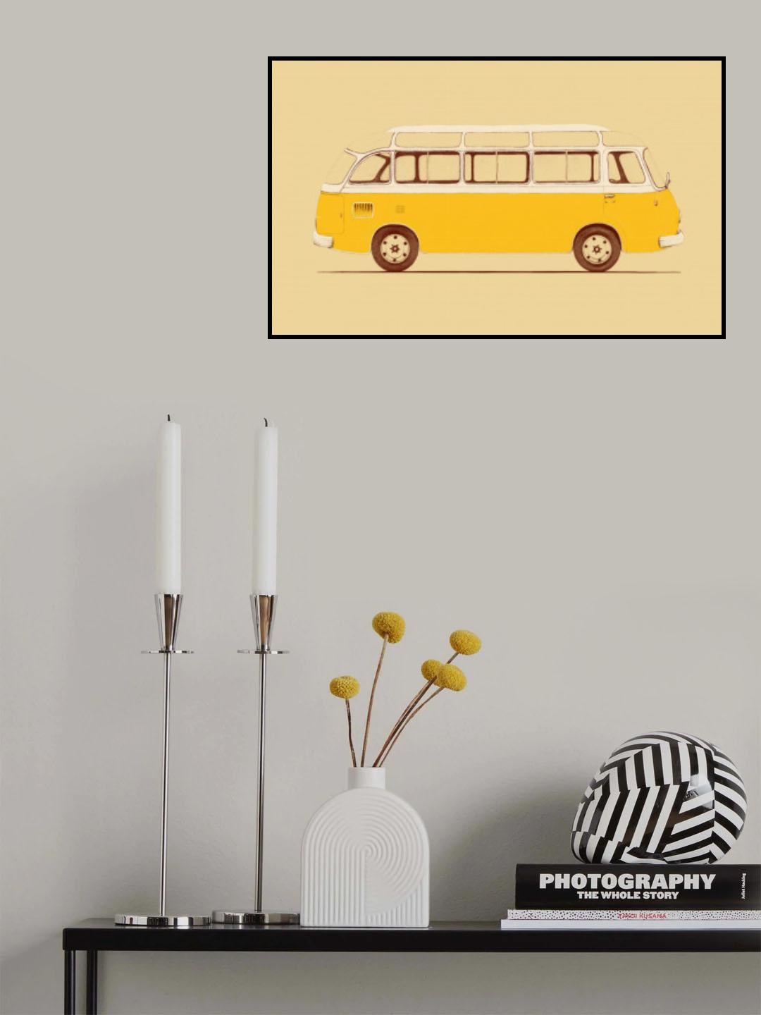 Yellow Van Poster och Canvastavla