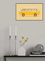 Yellow Van Poster och Canvastavla