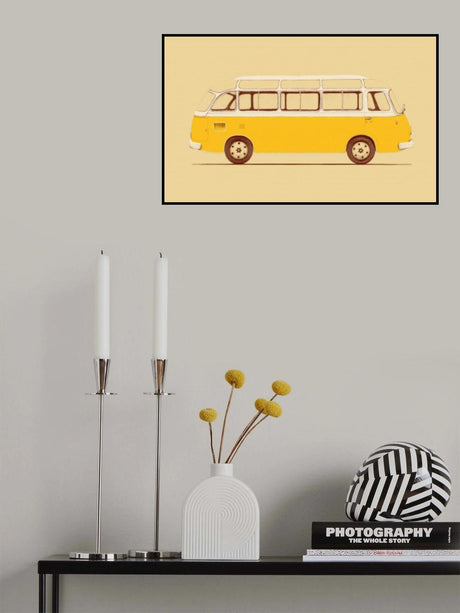 Yellow Van Poster och Canvastavla