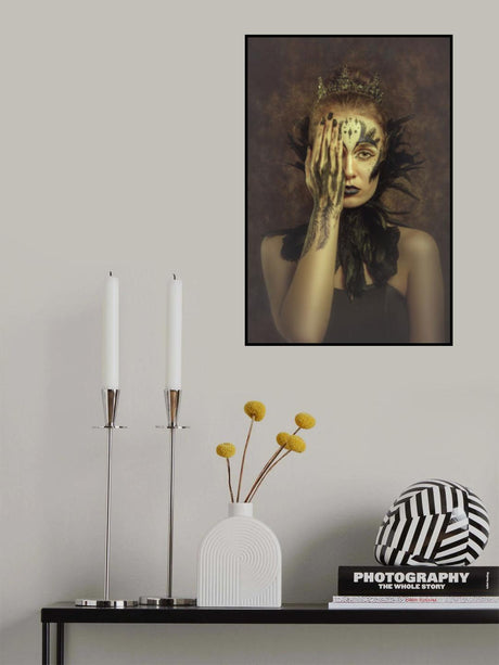half of face Poster och Canvastavla