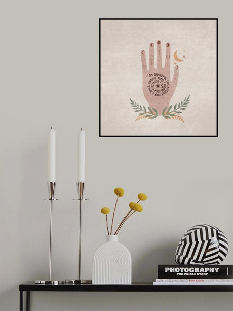 Hand Positive Poster och Canvastavla