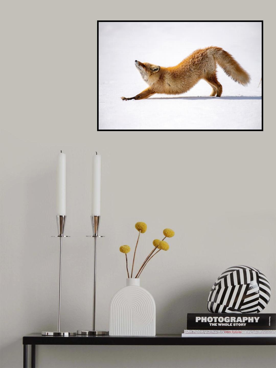 Melting Heart (Anahatasana) Poster och Canvastavla