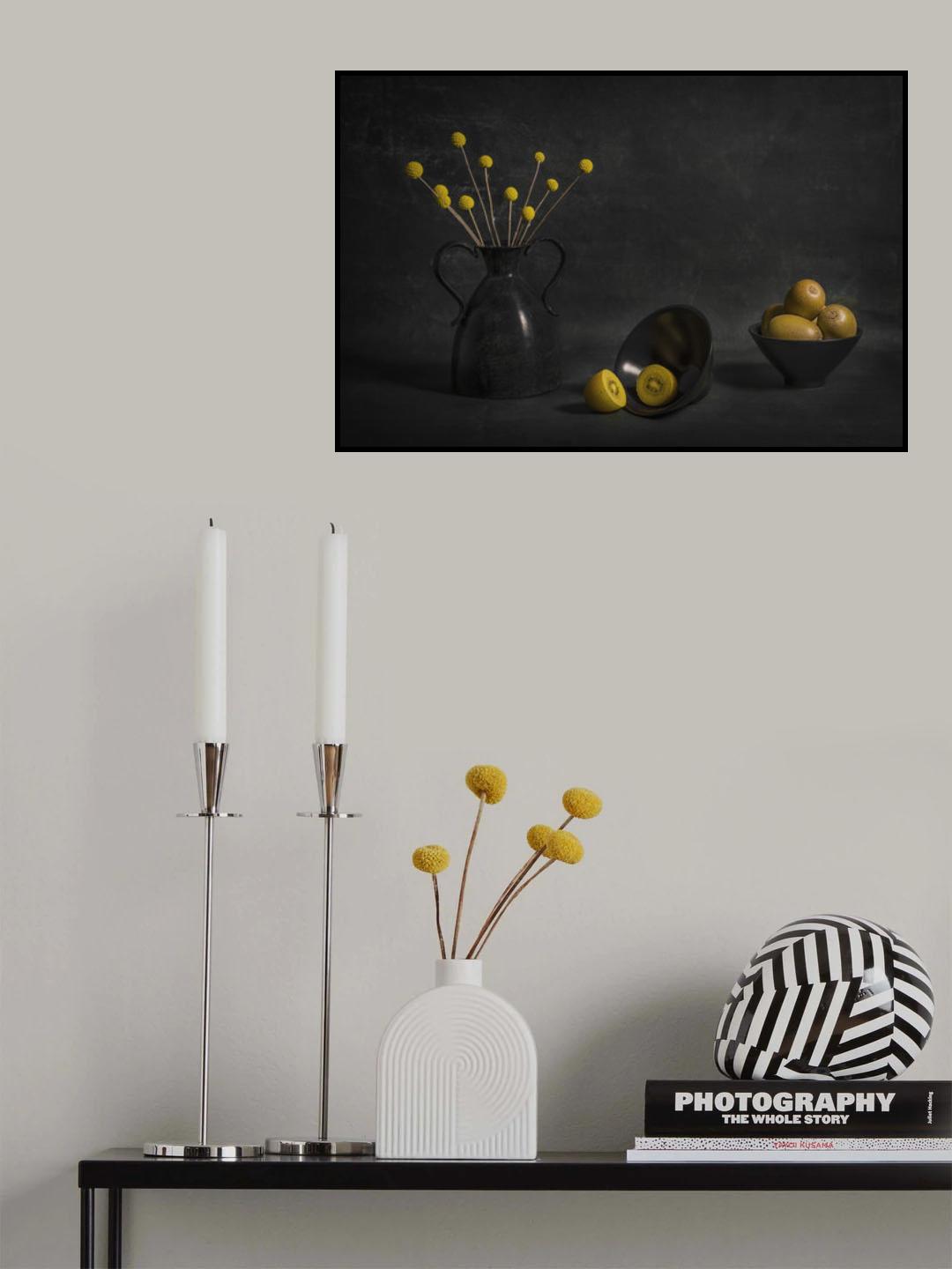 Golden Kiwi Poster och Canvastavla