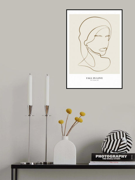 Woman portrait Poster och Canvastavla