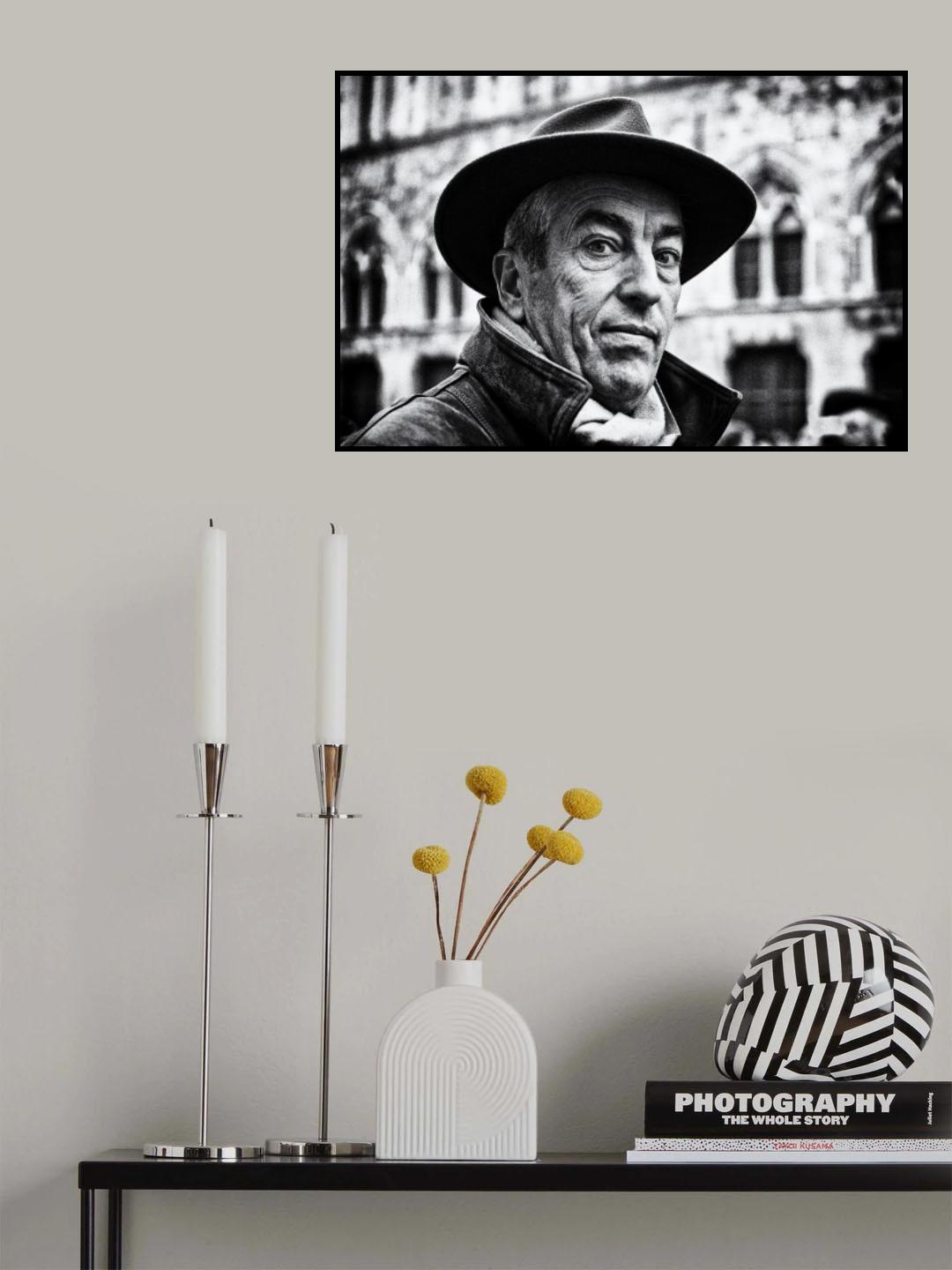 Portrait of a man Poster och Canvastavla