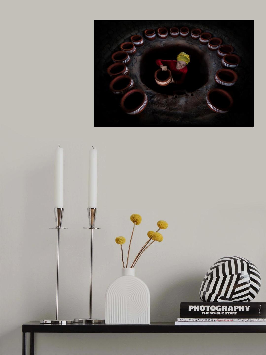 Pottery Poster och Canvastavla