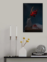 Gladiolus &amp; Nectarine Poster och Canvastavla