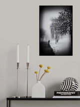 At slow steps in the cold morning Poster och Canvastavla