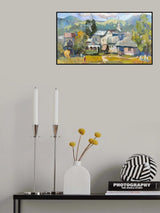 Ukranian landscape. Kolochava Poster och Canvastavla