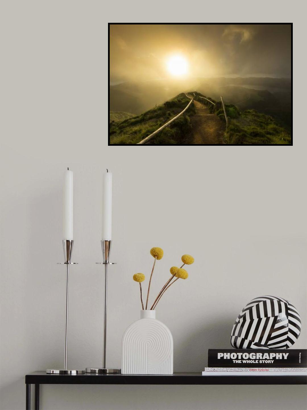 Foggy best view of the Island III Poster och Canvastavla