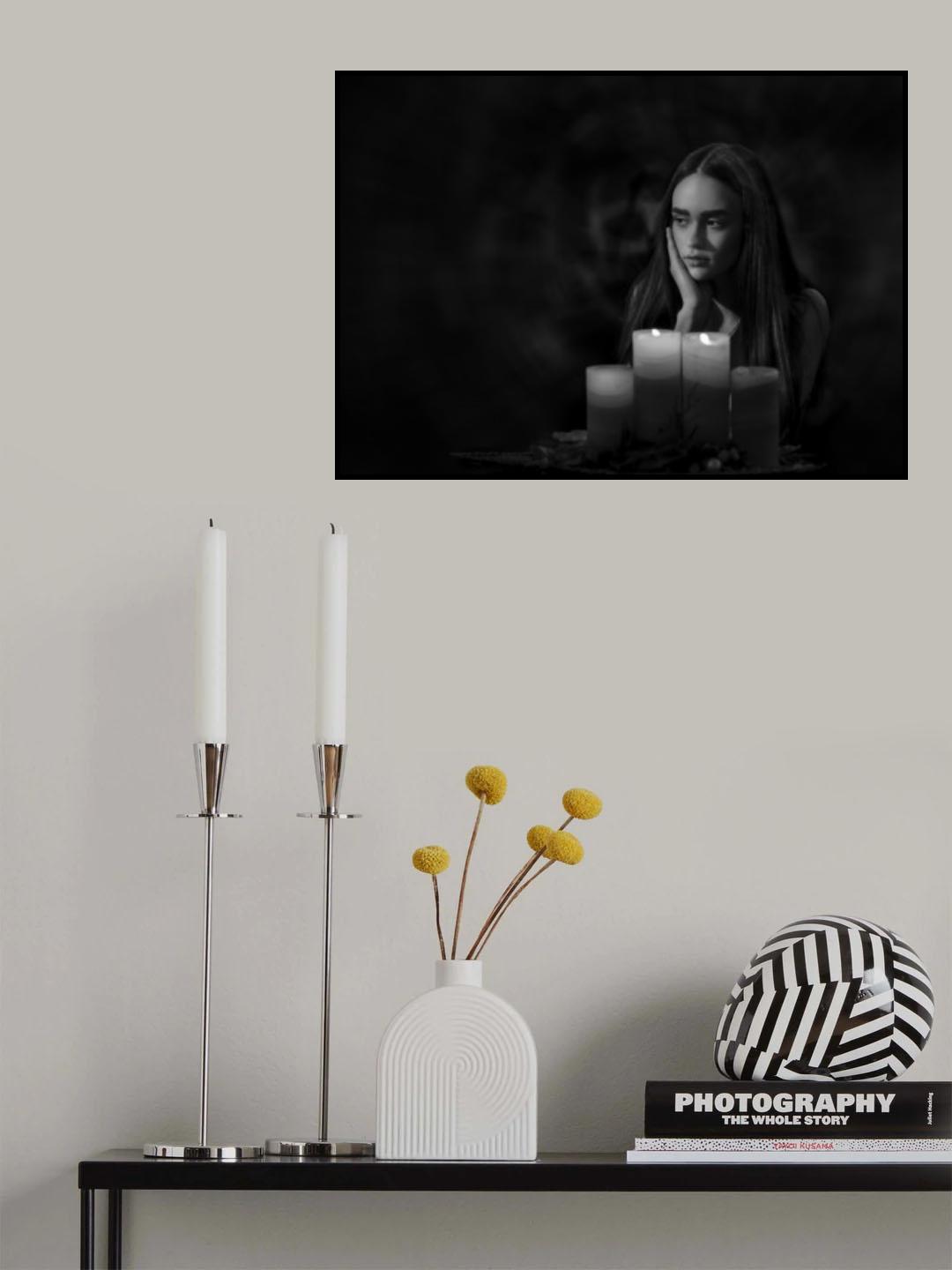 candle light Poster och Canvastavla