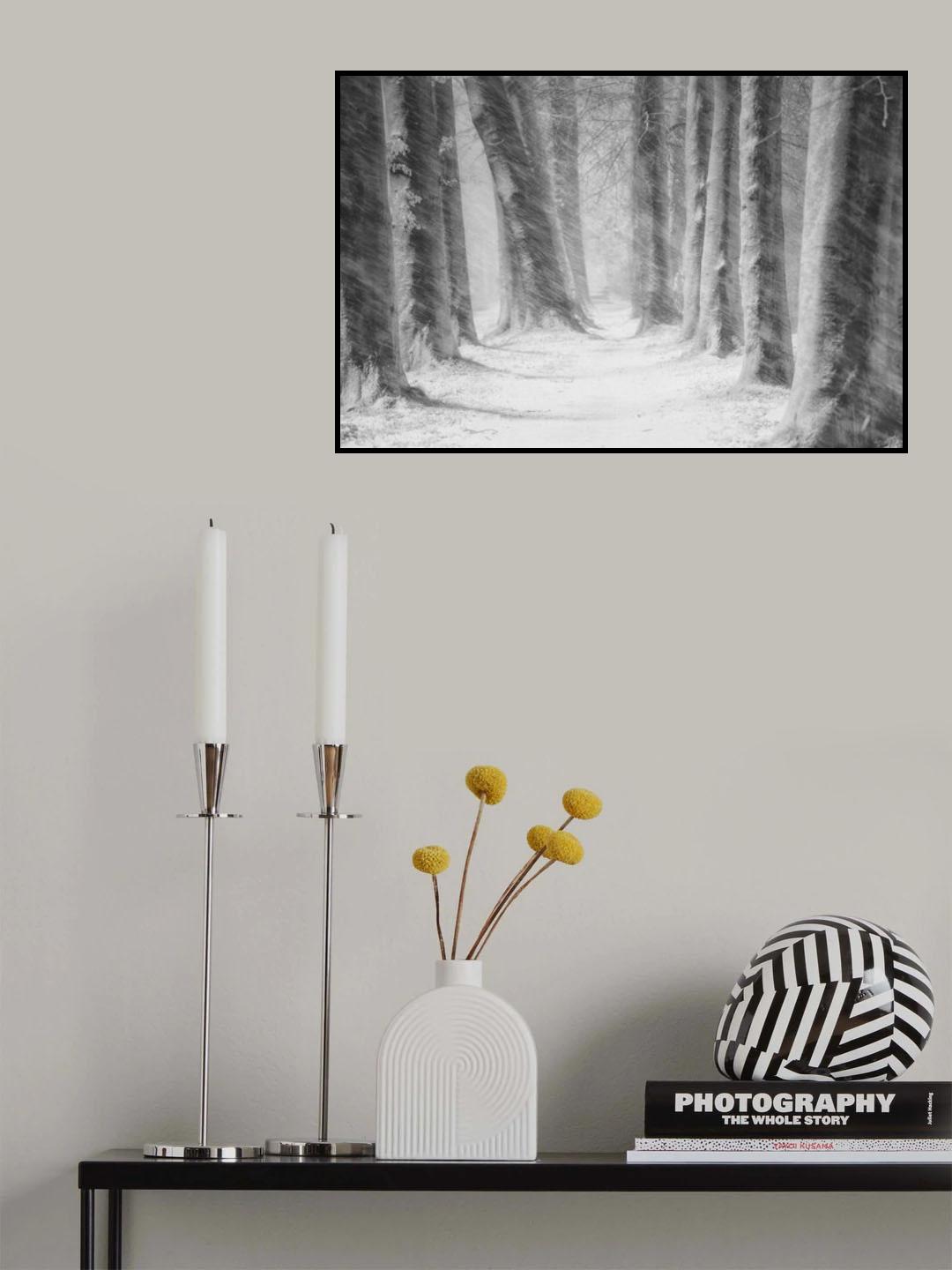 Blowing snow Poster och Canvastavla