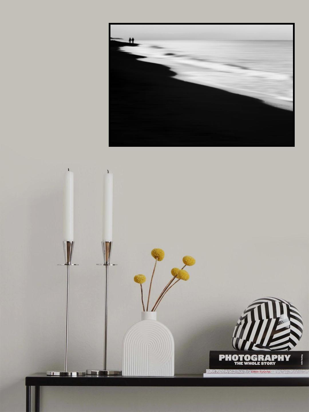 walk at the sea Poster och Canvastavla