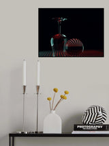 Shapes in red Poster och Canvastavla