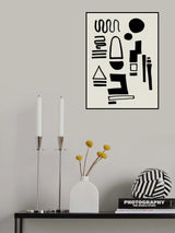 Ink Motif 52 Poster och Canvastavla