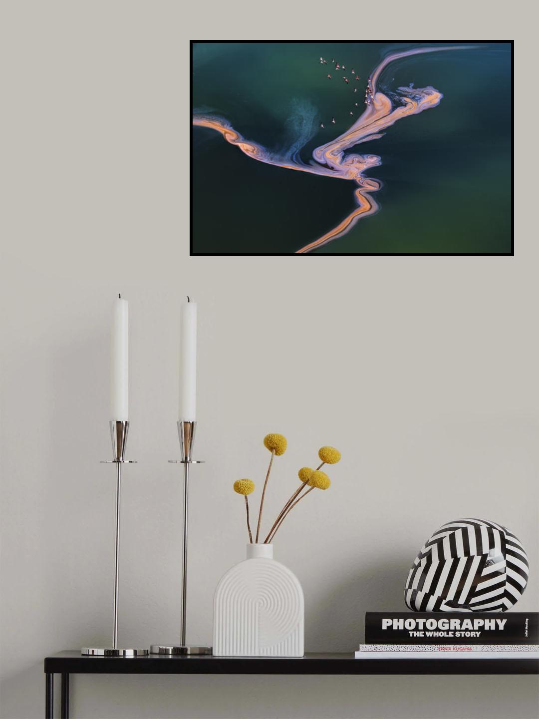 Flying Over Poster och Canvastavla