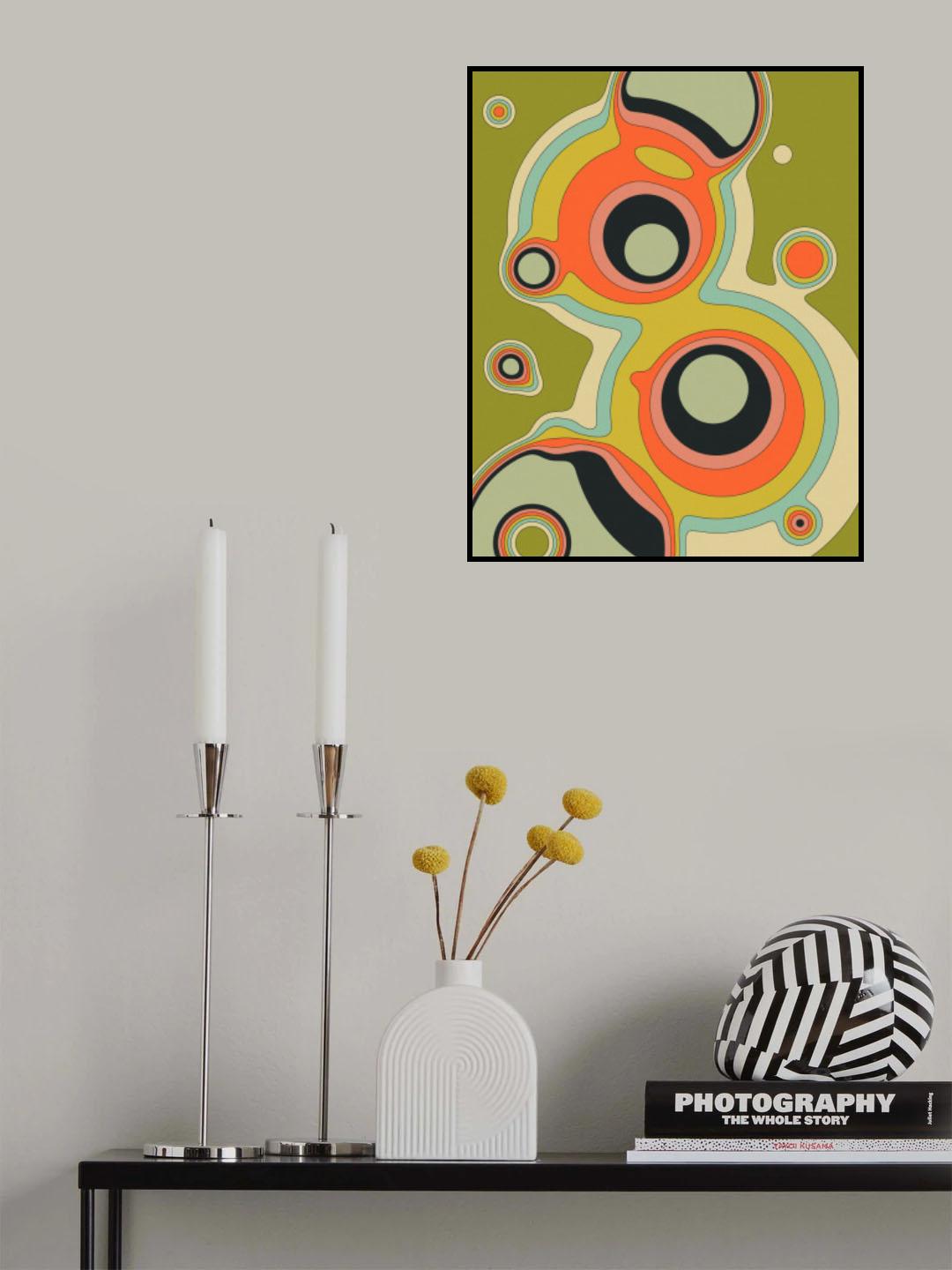 Fluid Geometrics 1 Poster och Canvastavla