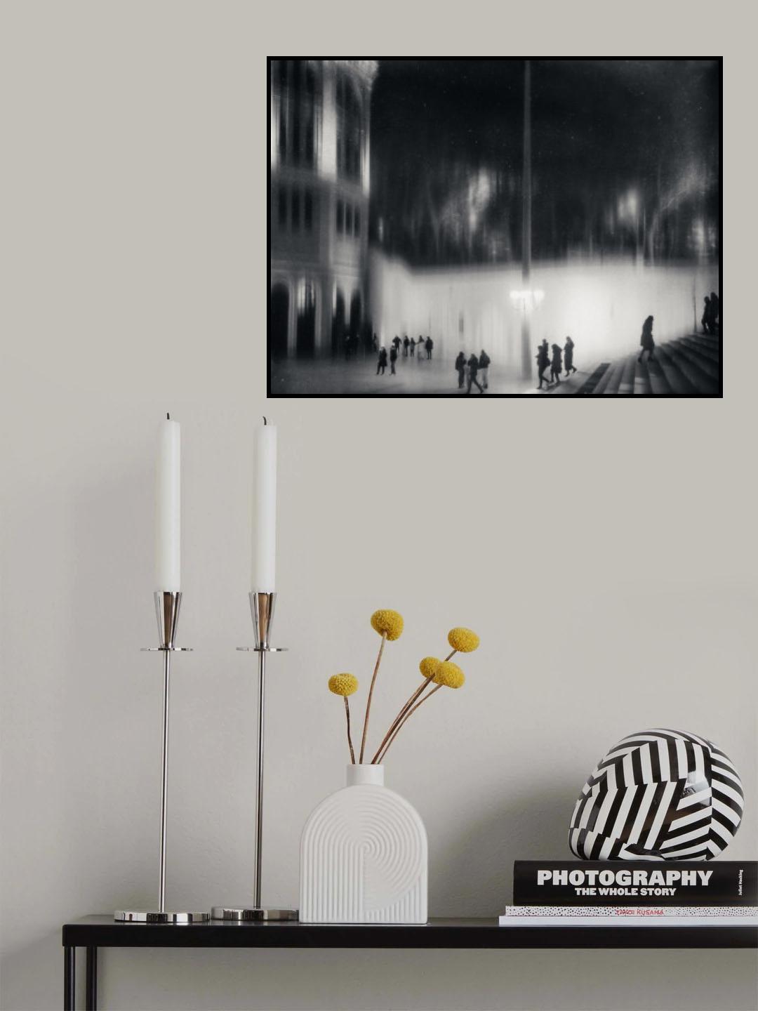 Night Theatre Poster och Canvastavla