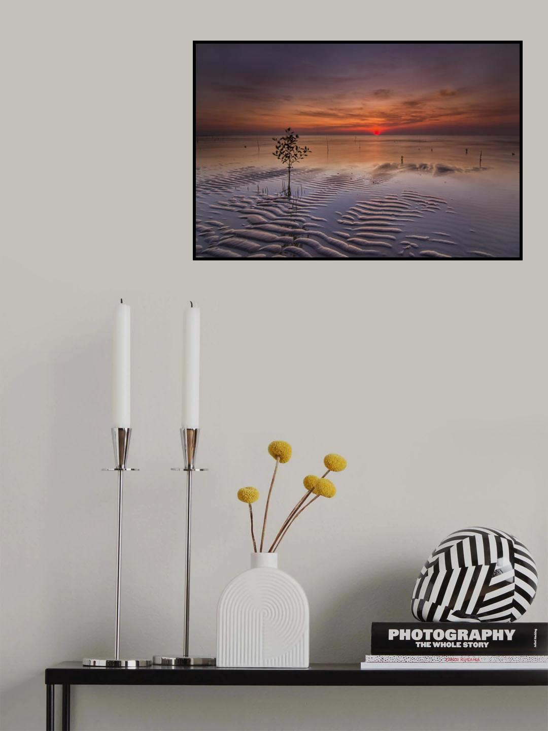 A Tree In The Sand Poster och Canvastavla