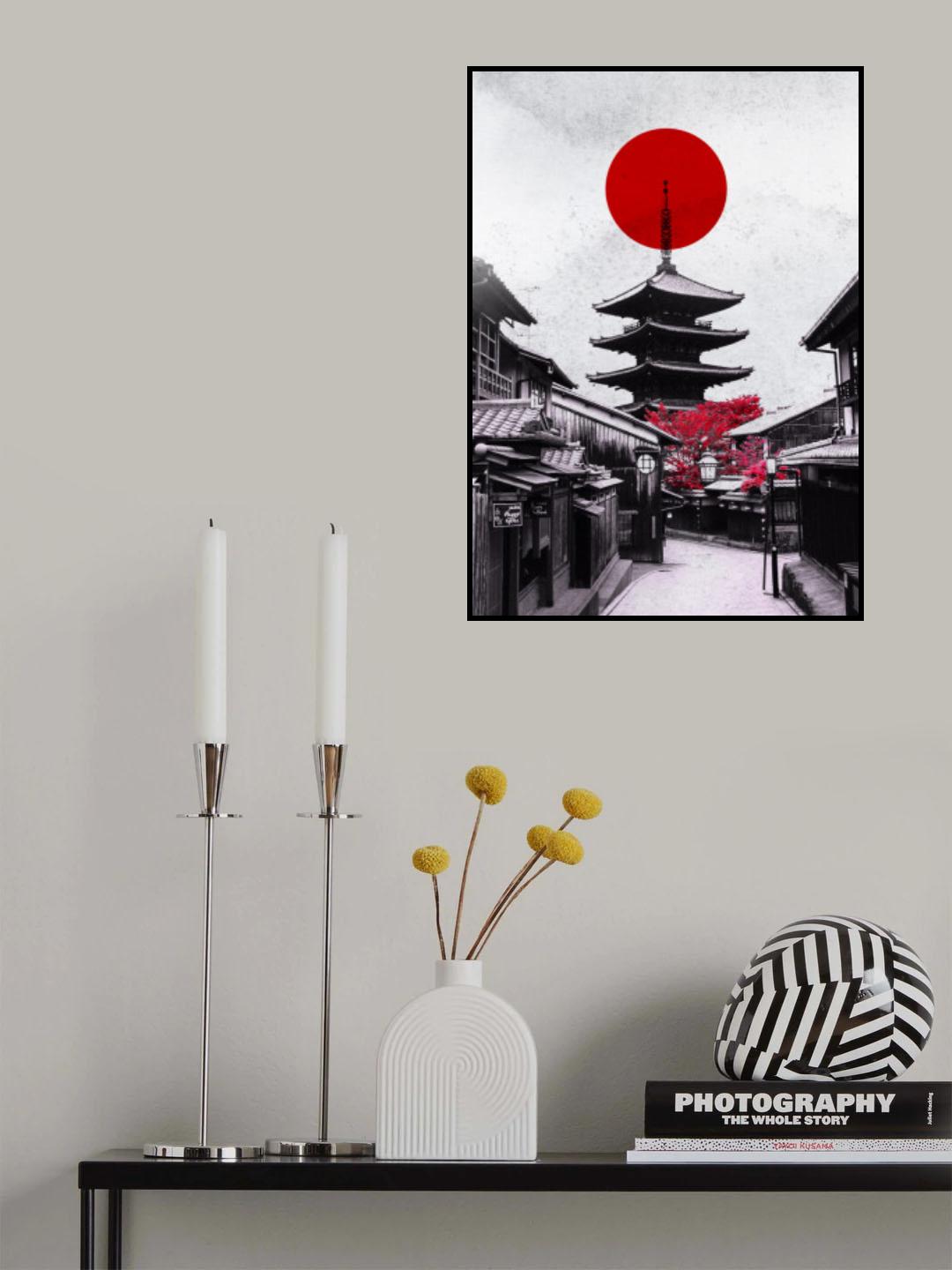Kyoto Japan Poster och Canvastavla