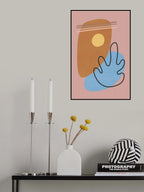 Garden Pond Color and Shapes Poster och Canvastavla