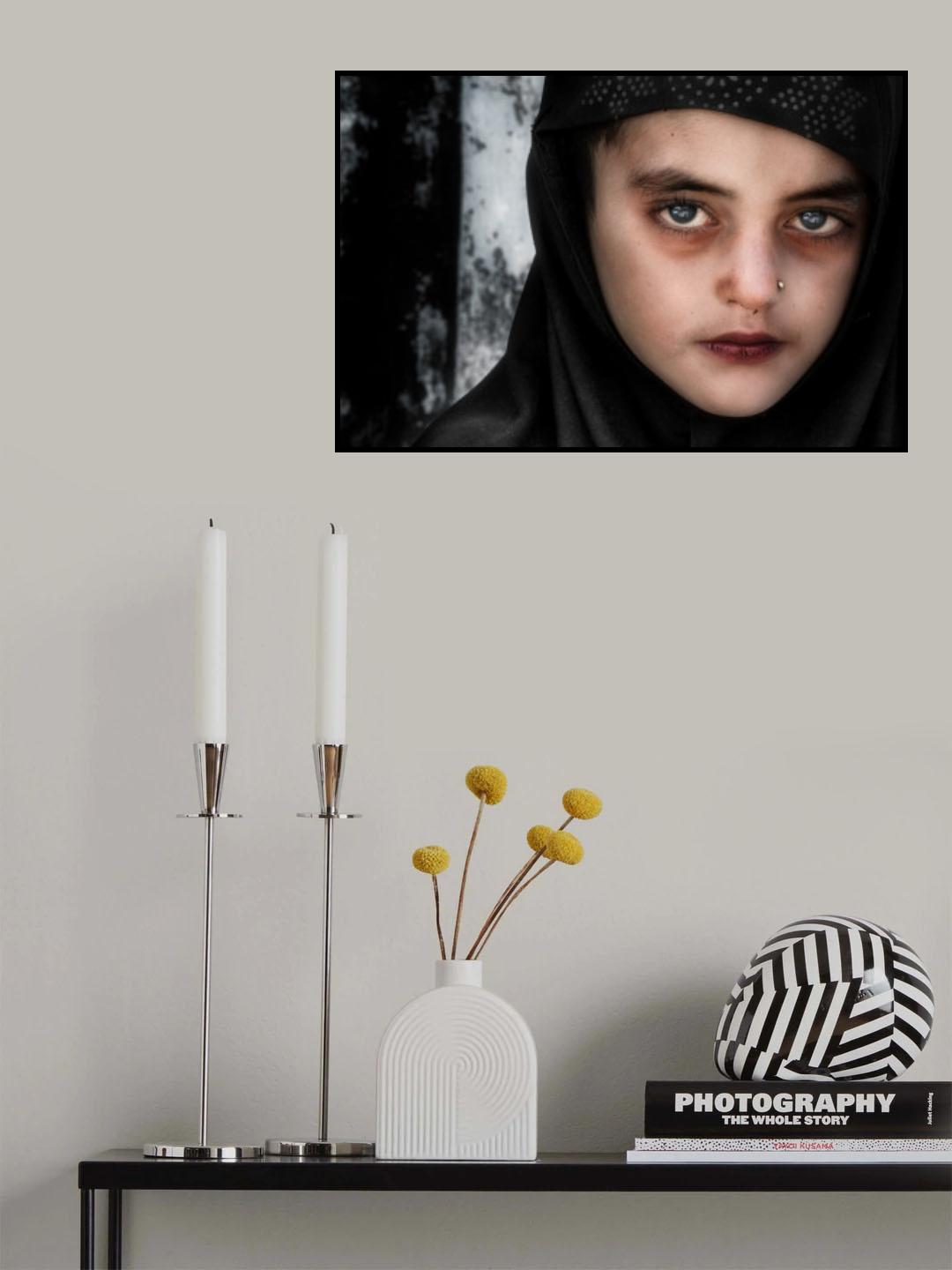 Eyes express what mouth cannot say Poster och Canvastavla