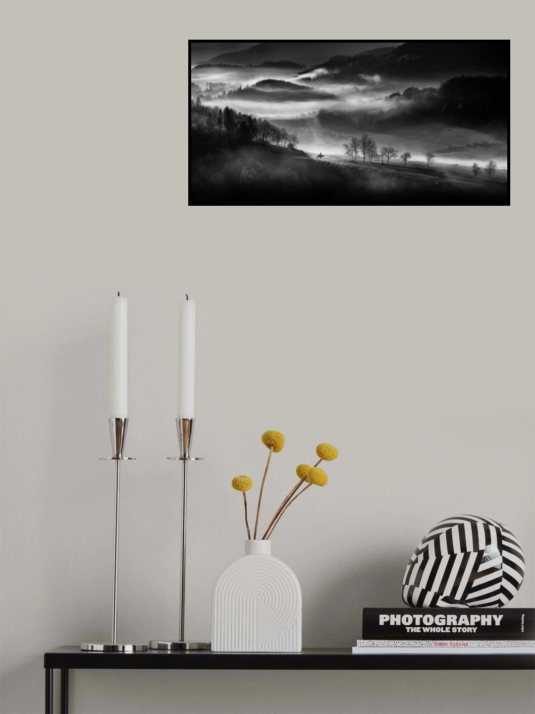 Morning ride Poster och Canvastavla