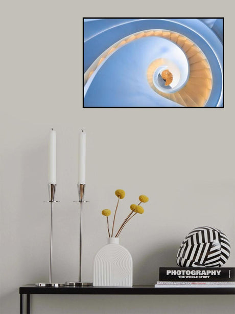 spiral stairs Poster och Canvastavla