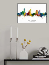 Umm Al Quwain Skyline Poster och Canvastavla