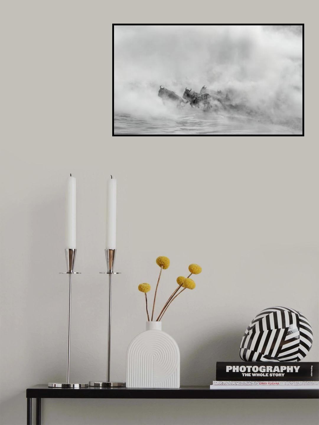 Out of Dust     (Great Migration -crossing river) Poster och Canvastavla