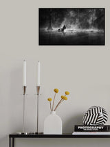 Paddling through fog Poster och Canvastavla